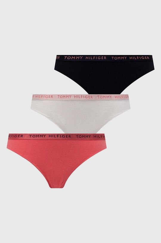

Стринги, 3 шт. Tommy Hilfiger, розовый