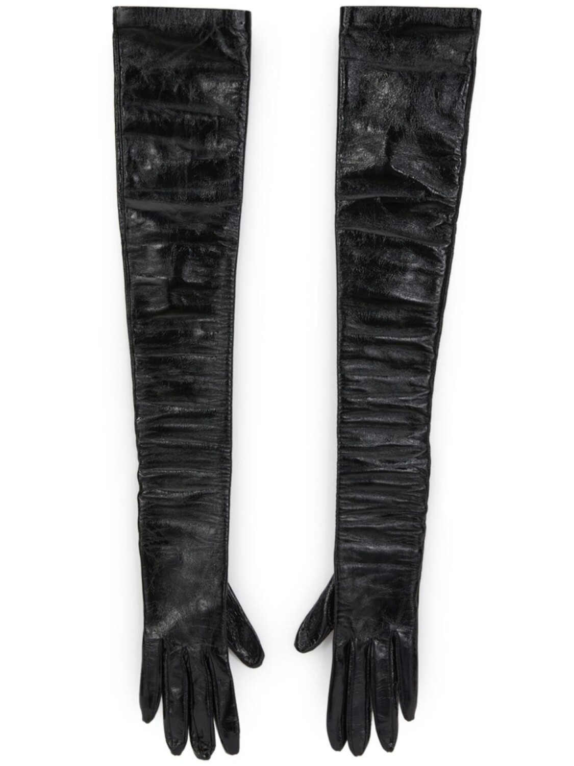 

Длинные перчатки Alexander McQueen, черный
