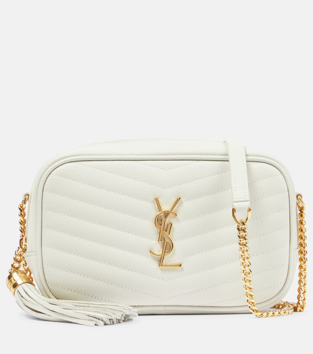 

Мини-сумка на плечо Lou Camera Saint Laurent, белый