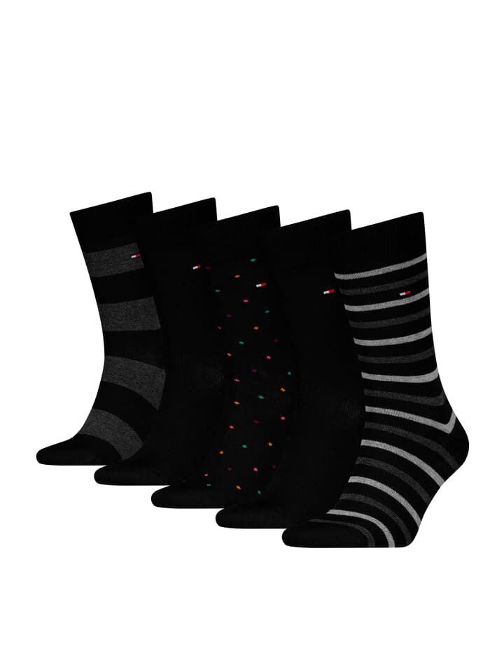 

Носки Tommy Hilfiger TH Men Sock 5P Giftbox, черный
