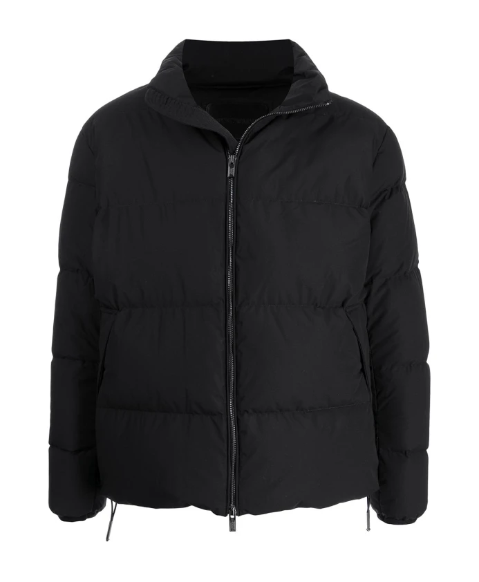 

Утепленное пальто на молнии Emporio Armani, черный