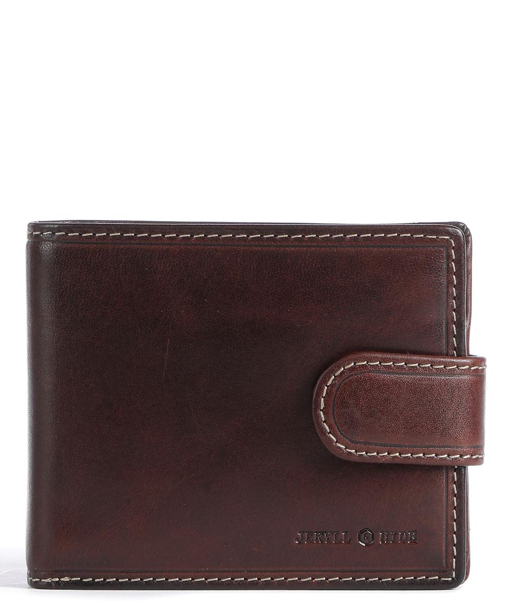 Кожаный кошелек Oxford RFID Jekyll & Hide, коричневый