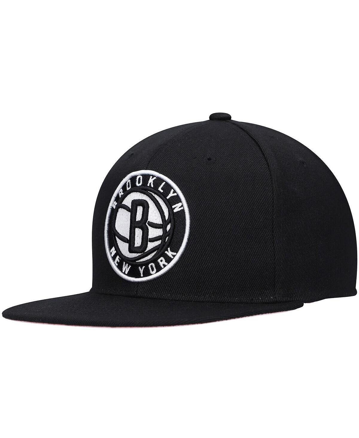 

Мужская черно-розовая кепка Brooklyn Nets Santa Ana Under Prime Snapback Hat Mitchell & Ness
