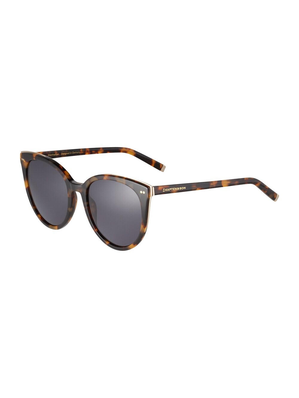 

Солнечные очки Kapten & Son Manhattan Dark Tortoise Black, коричневый