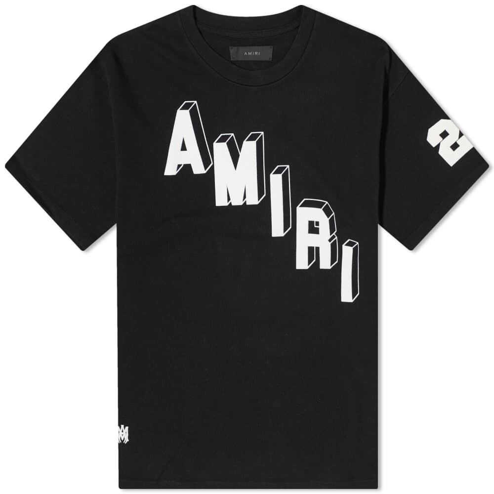 

Флокированная футболка AMIRI для фигуристов хоккея, черный