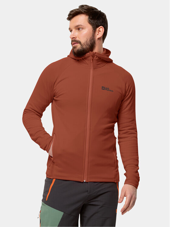 

Техническая толстовка стандартного кроя Jack Wolfskin, красный