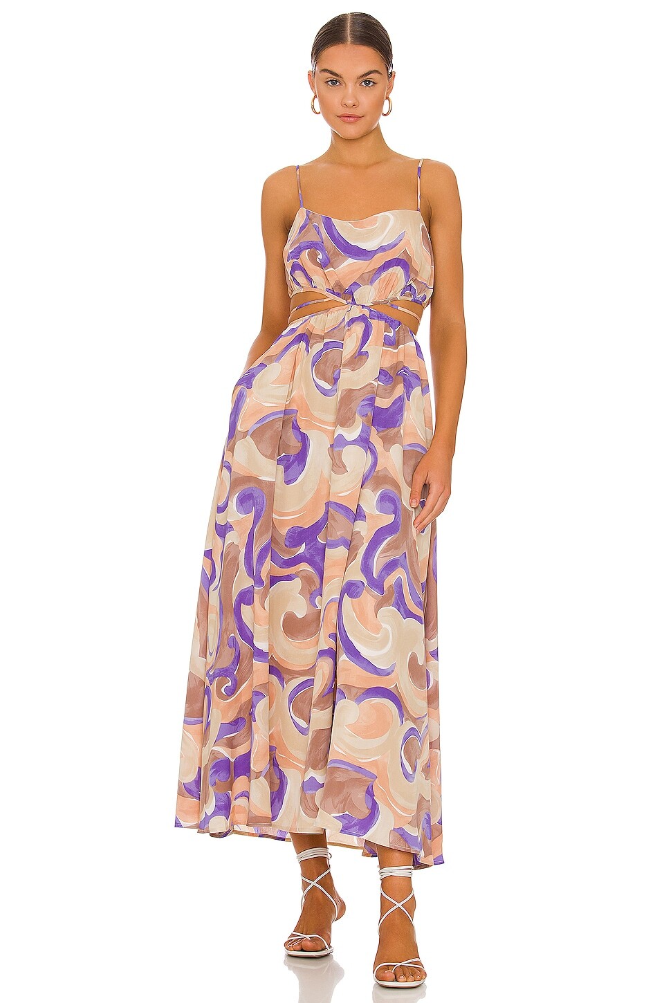 

Платье ASTR the Label Sanger, цвет Purple Peach Swirl