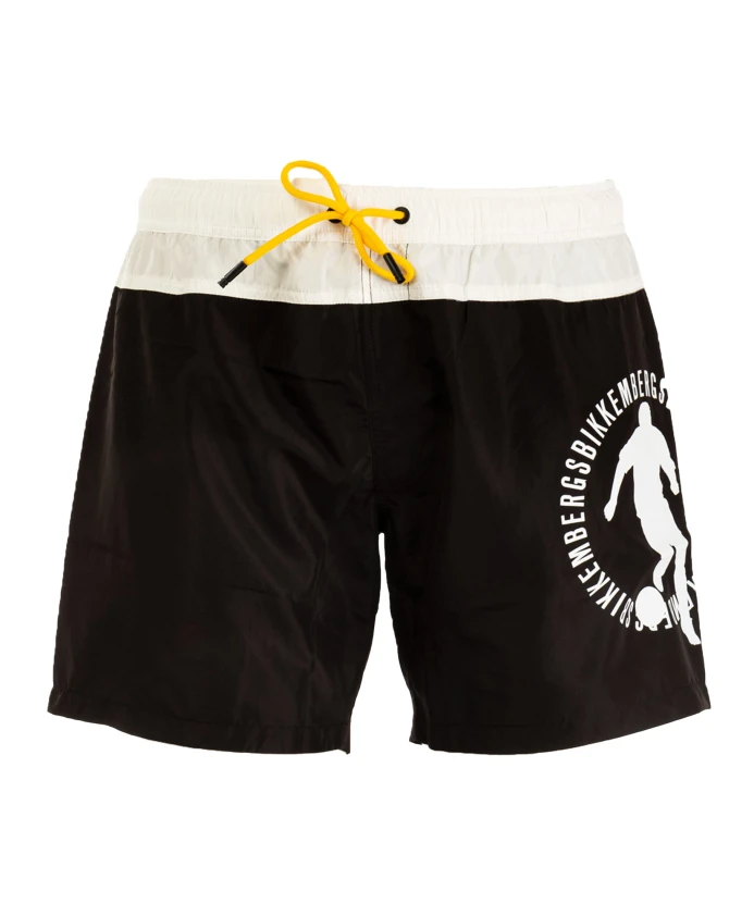

Модные мужские летние плавки. Bikkembergs, черный