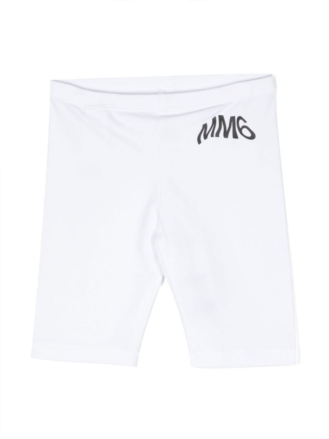 

MM6 Maison Margiela Kids спортивные шорты с логотипом, белый