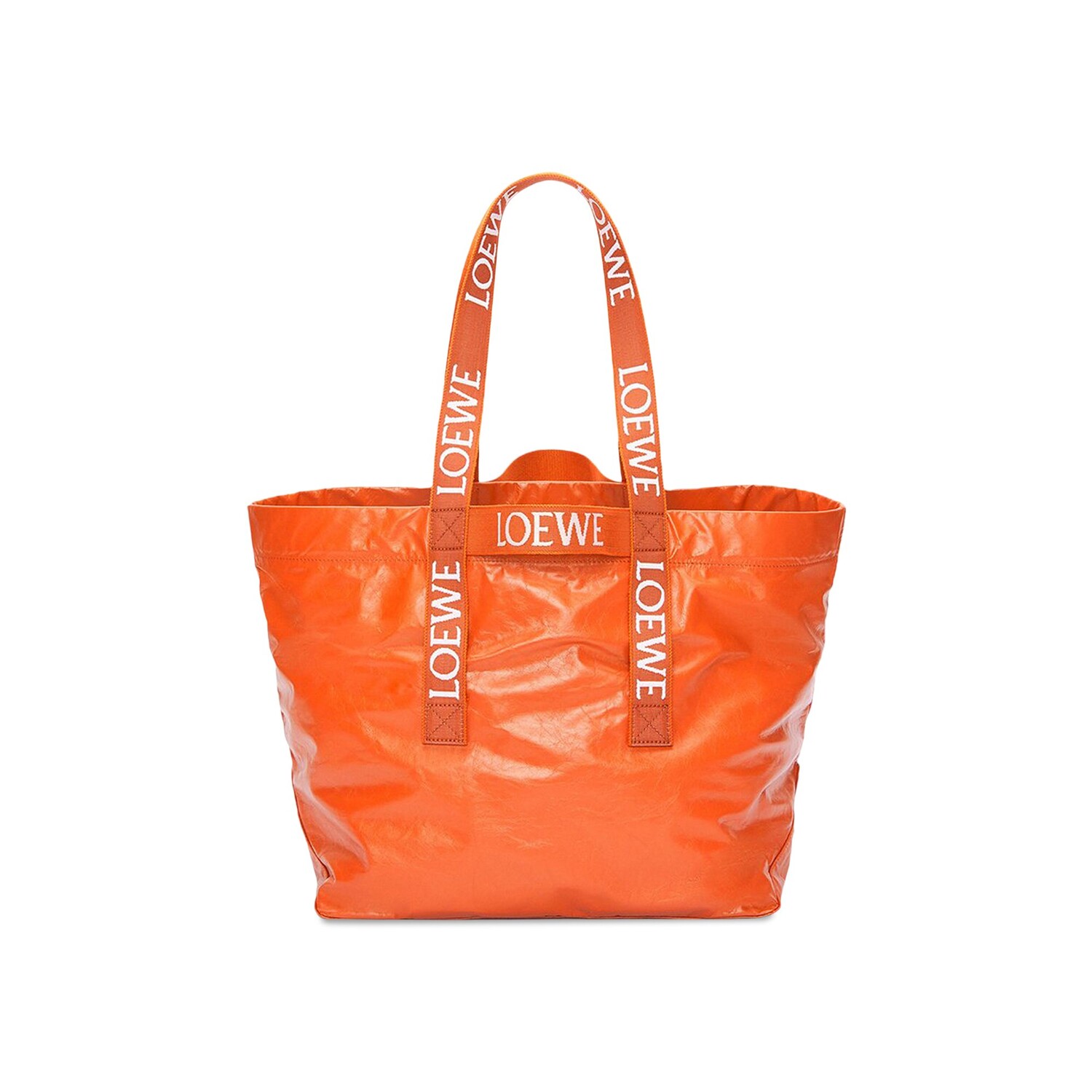 

Складная сумка-шоппер Loewe, оранжевая