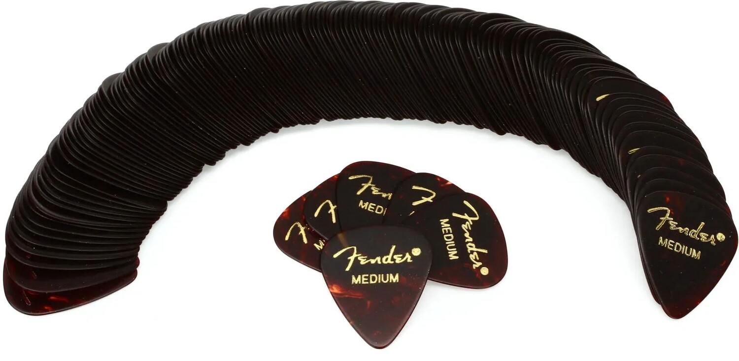 

Медиаторы Fender 351 Shape Classic из целлулоида, средний корпус, 144 шт.