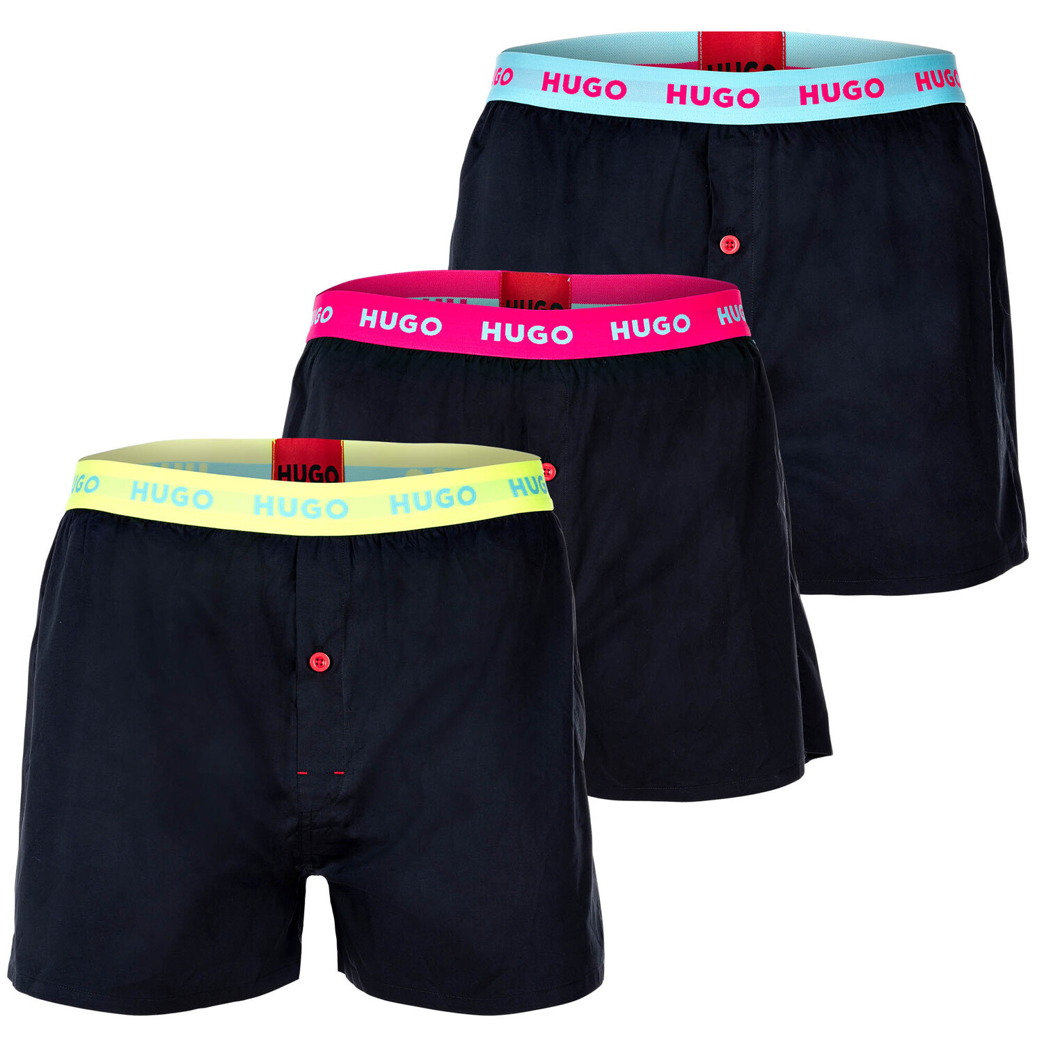 

Боксеры HUGO Web-Boxershorts 3 шт, черный