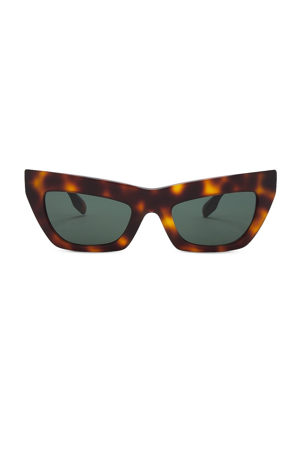 

Солнцезащитные очки Burberry Cat Eye, цвет Light Havana & Dark Green