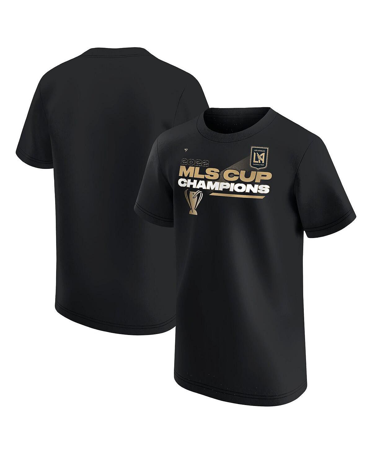 цена Черная футболка с логотипом Big Boys LAFC 2022 MLS Cup Champions в раздевалке Fanatics