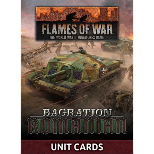 Фигурки Flames Of War: Bagration: Romanian Unit Cards