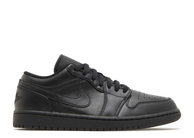 

Кроссовки AIR JORDAN 1 LOW 'TRIPLE BLACK' 2022, черный