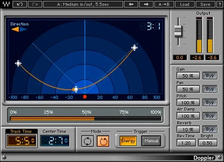 

Плагин Waves Doppler Effects