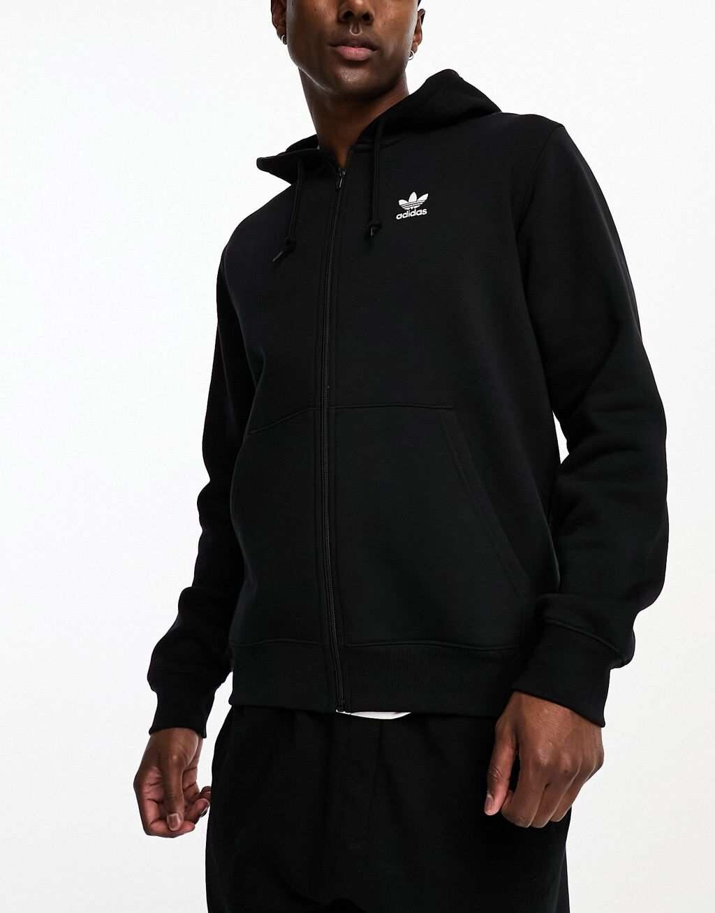 

Черная толстовка с капюшоном adidas Originals, Черный