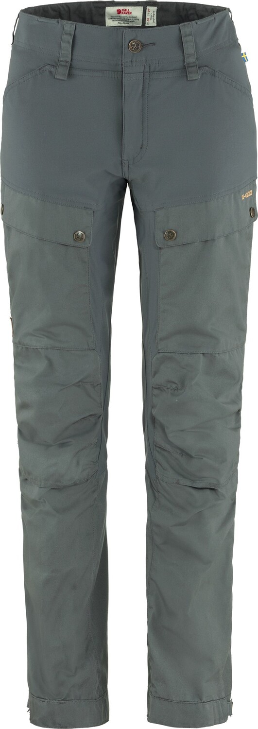 

Брюки Keb — женские — изогнутый крой Fjallraven, серый