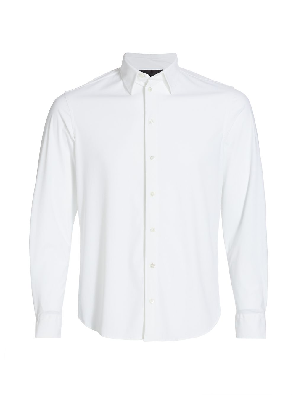 Рубашка из эластичного поплина Emporio Armani, белый рубашка из эластичного поплина zara белый