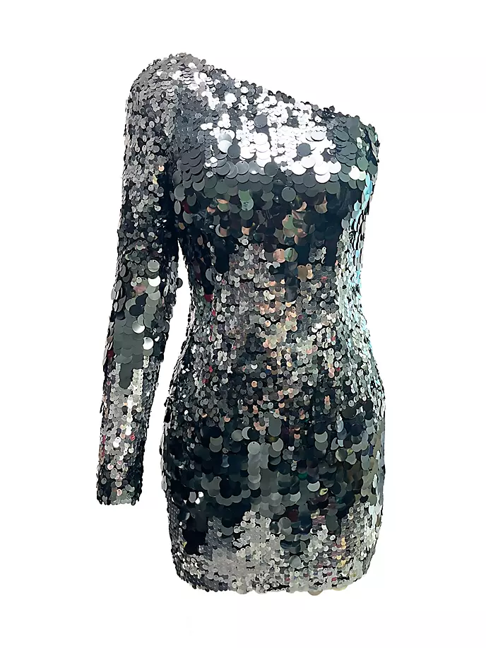 цена Мини-платье Serena с пайетками Dress The Population, мультиколор