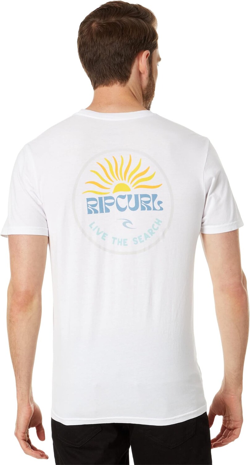 

Футболка с короткими рукавами Sunset Seeker Rip Curl, белый