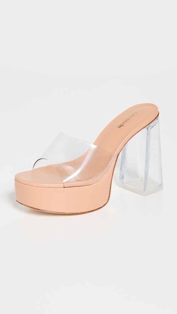 

Сандалии Larroude Dolly Mule Lucite