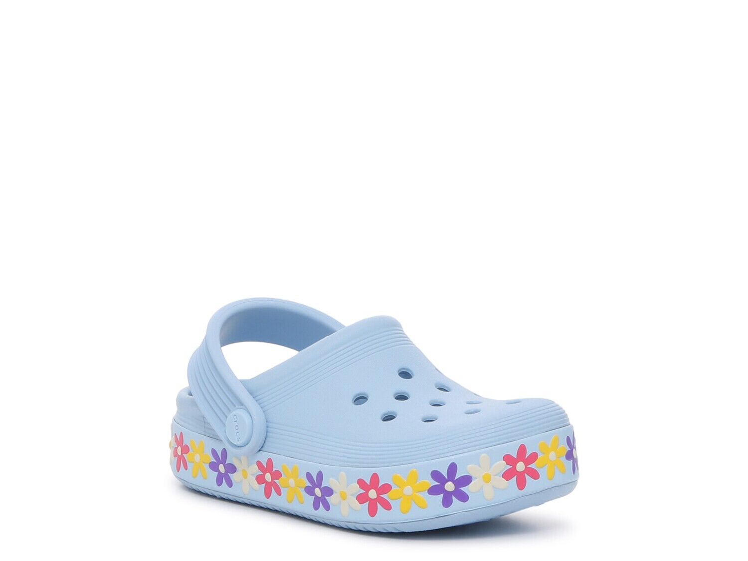 

Сабо Off Court с принтом — детские Crocs, синий