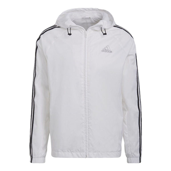Куртка adidas Casual hooded Long Sleeves Jacket White, белый