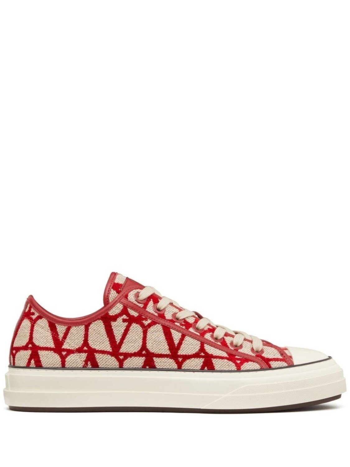 

Valentino Garavani кеды Toile Iconographe, нейтральный цвет