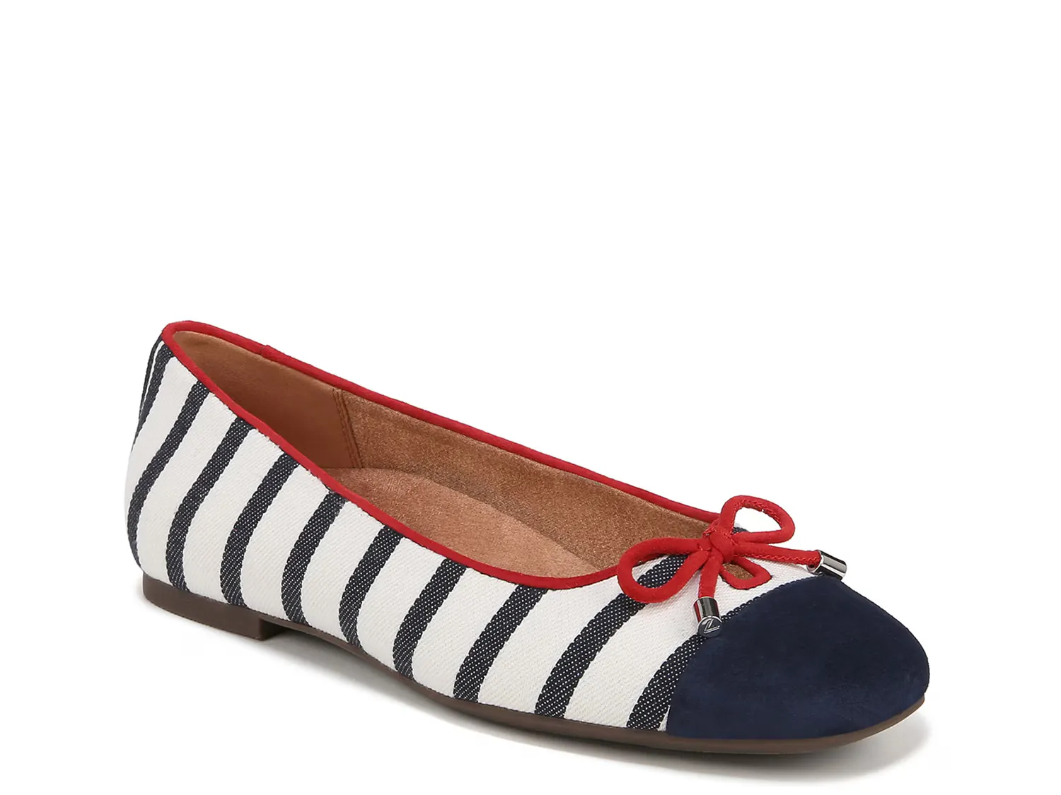 

Балетки Klara Flat Vionic, цвет white_navysuede