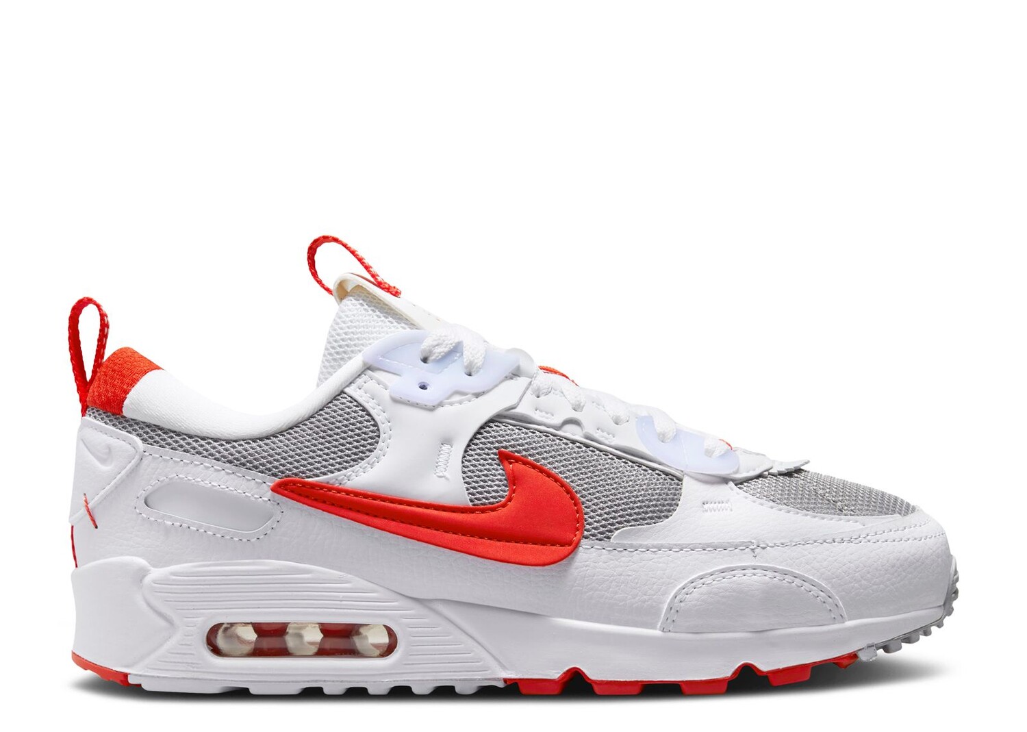 

Кроссовки Nike Wmns Air Max 90 Futura 'White Picante Red', белый