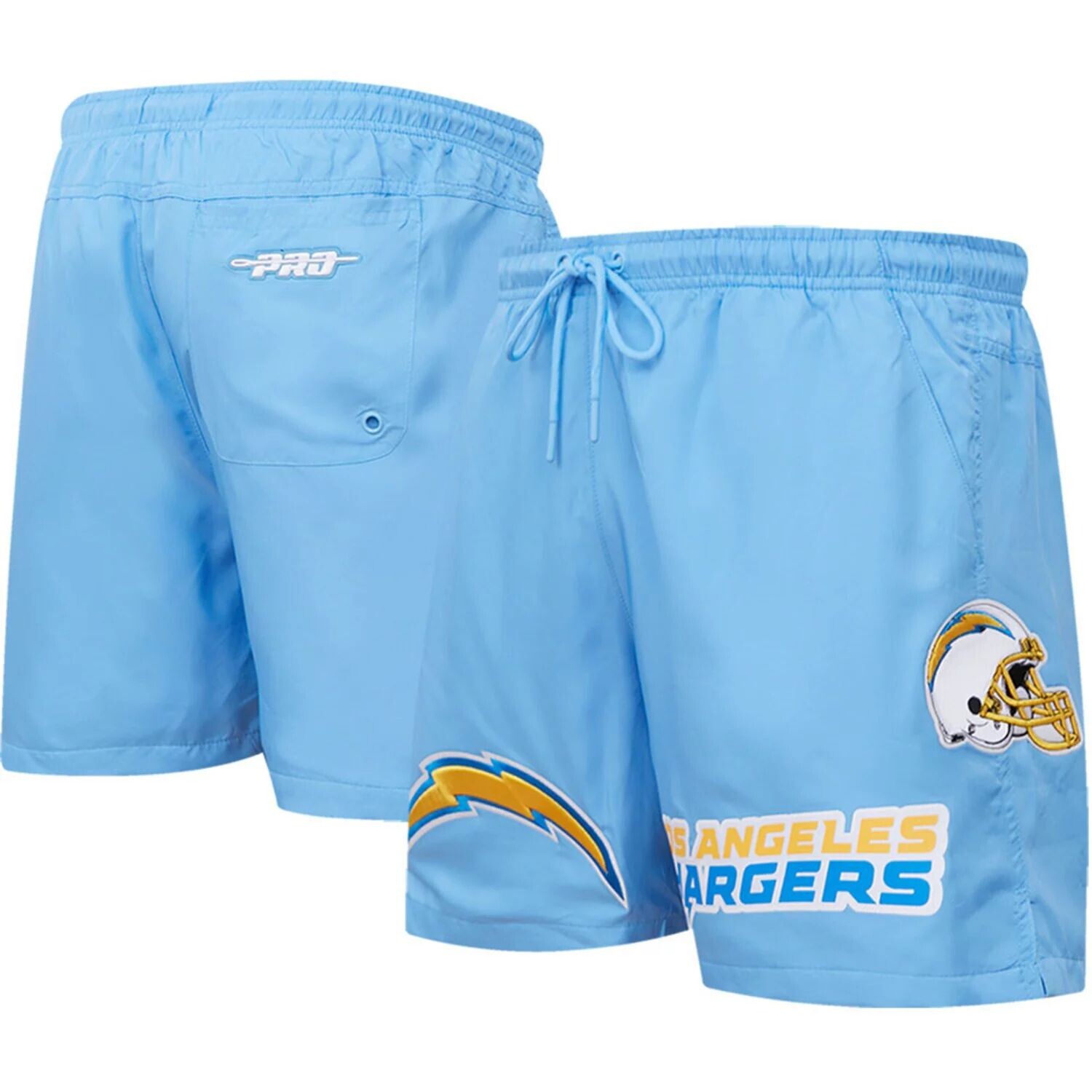 

Мужские тканые шорты Pro Standard пудрово-синего цвета Los Angeles Chargers