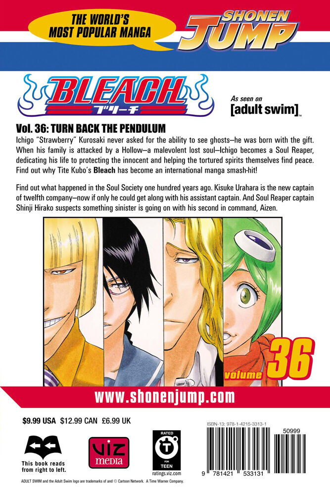 

Манга BLEACH Manga Volume 36