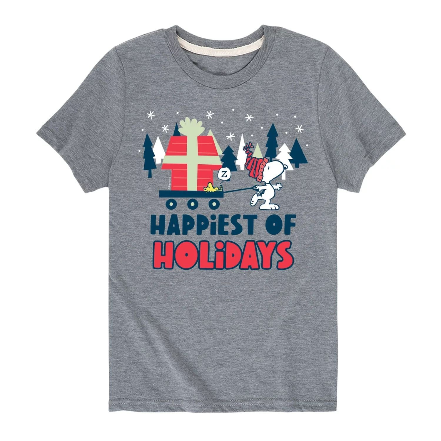 

Футболка Peanuts Happiest Of Holidays для мальчиков 8–20 лет Licensed Character