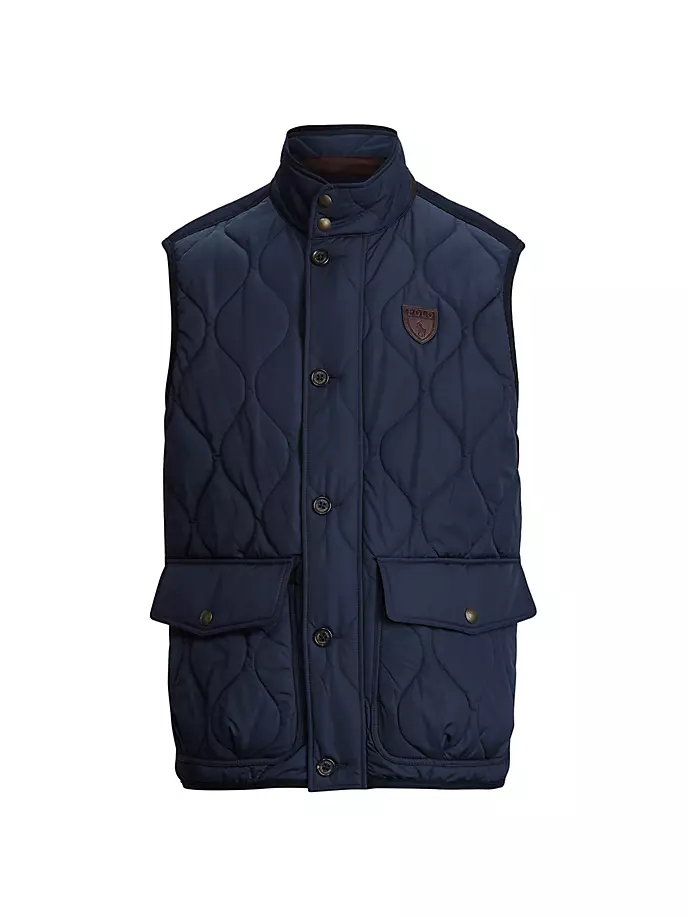 

Утепленный жилет Ashton Polo Ralph Lauren, синий