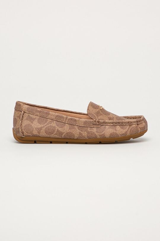 

Кожаные мокасины Coach, коричневый