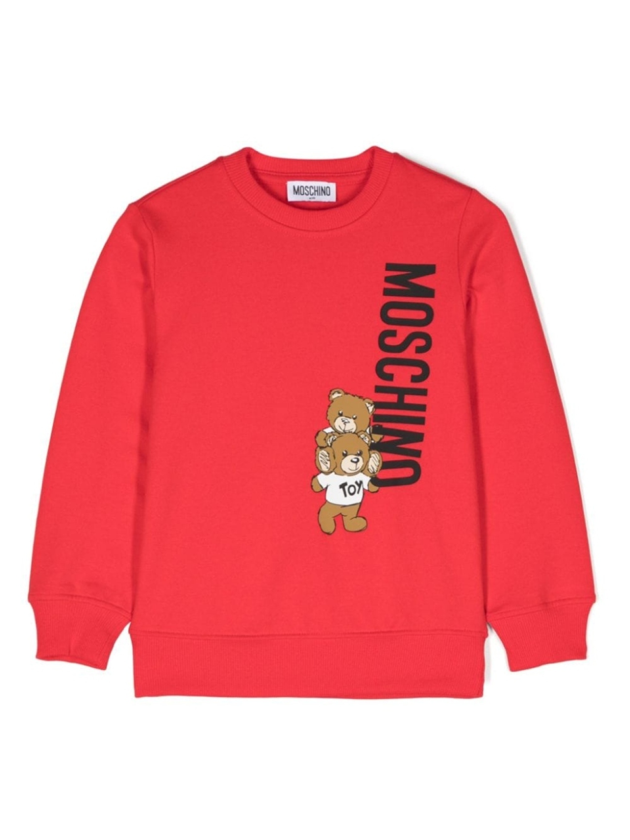 

Moschino Kids толстовка с принтом Teddy Bear, красный