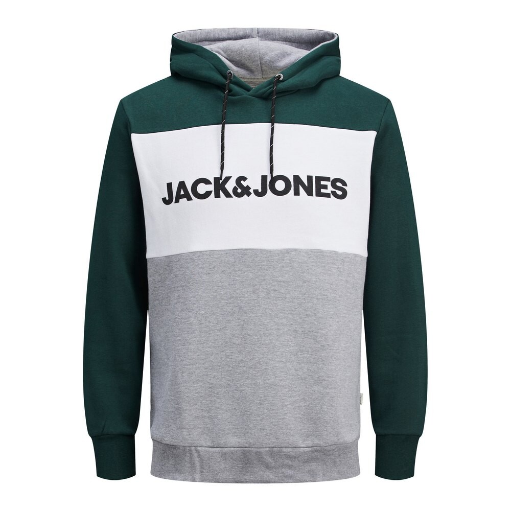 

Толстовка Jack & Jones Hooded Logo, зеленый