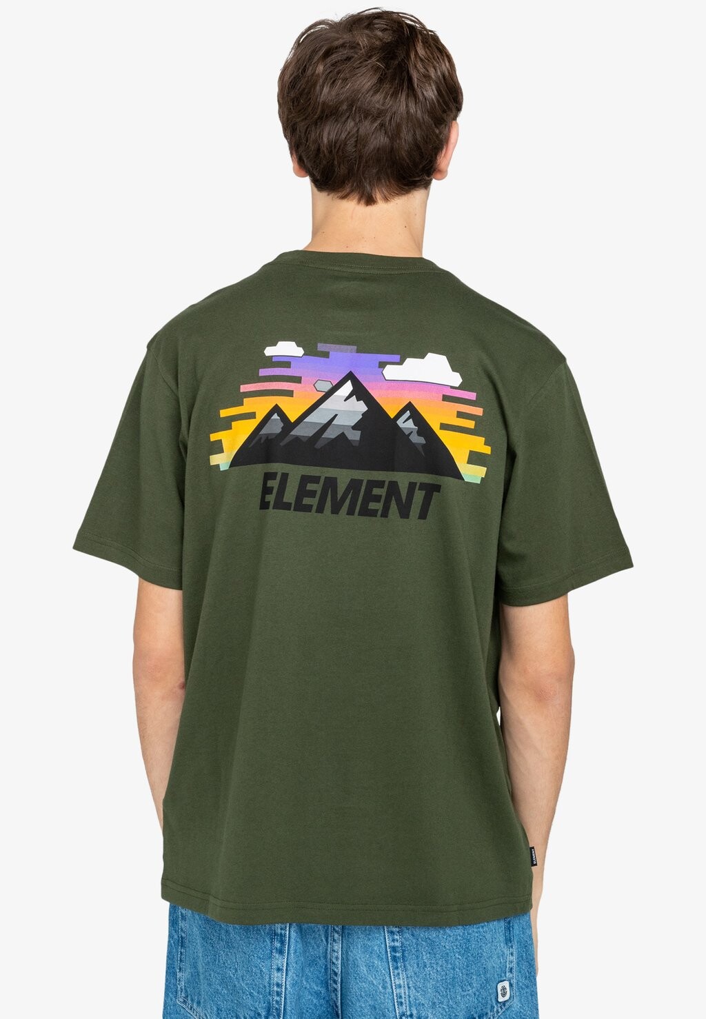 

Футболка с принтом Element, зеленый