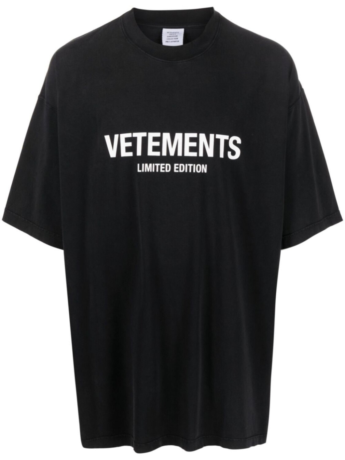 

VETEMENTS футболка с логотипом, черный