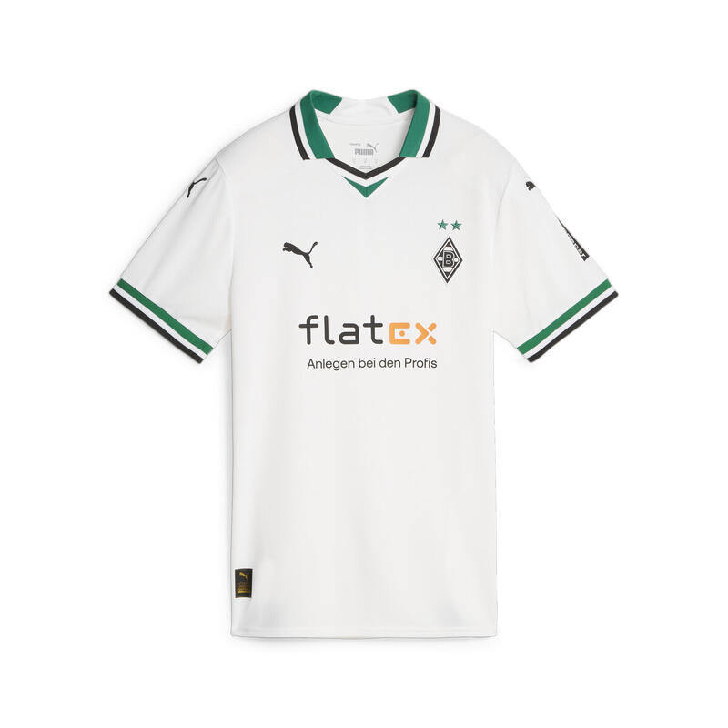 

Боруссия Менхенгладбах 23/24 Домашняя футболка женская PUMA White Power Green