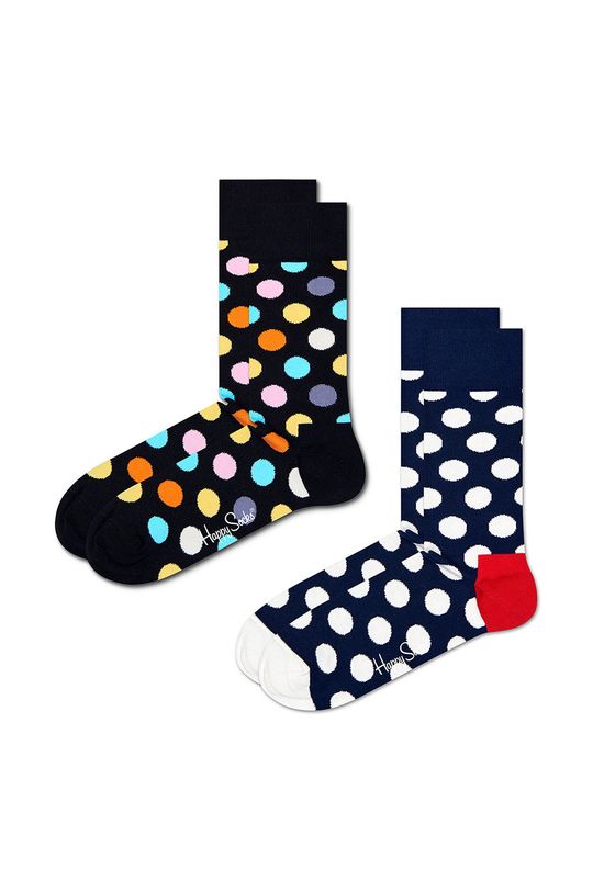 цена 2 пары носков Happy Socks, мультиколор