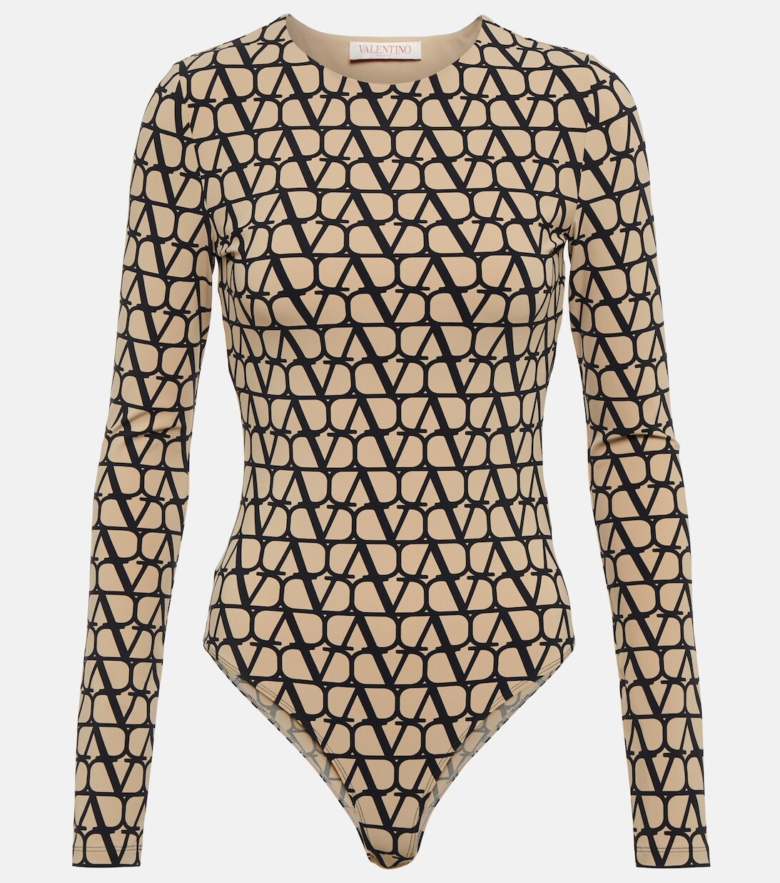 

Боди Toile Iconographe из джерси VALENTINO, бежевый