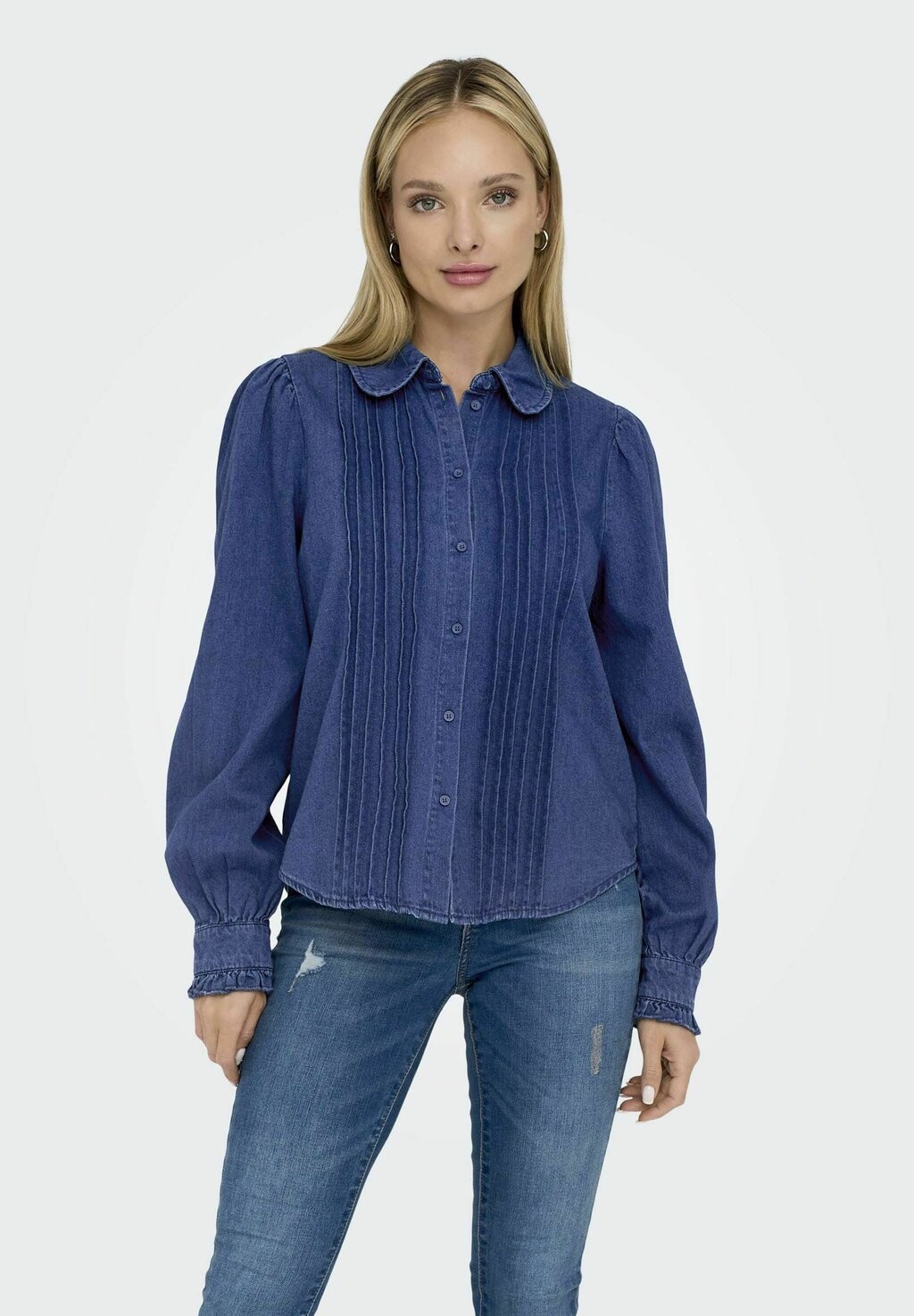 

Рубашка ONLY TERESA, цвет medium blue denim