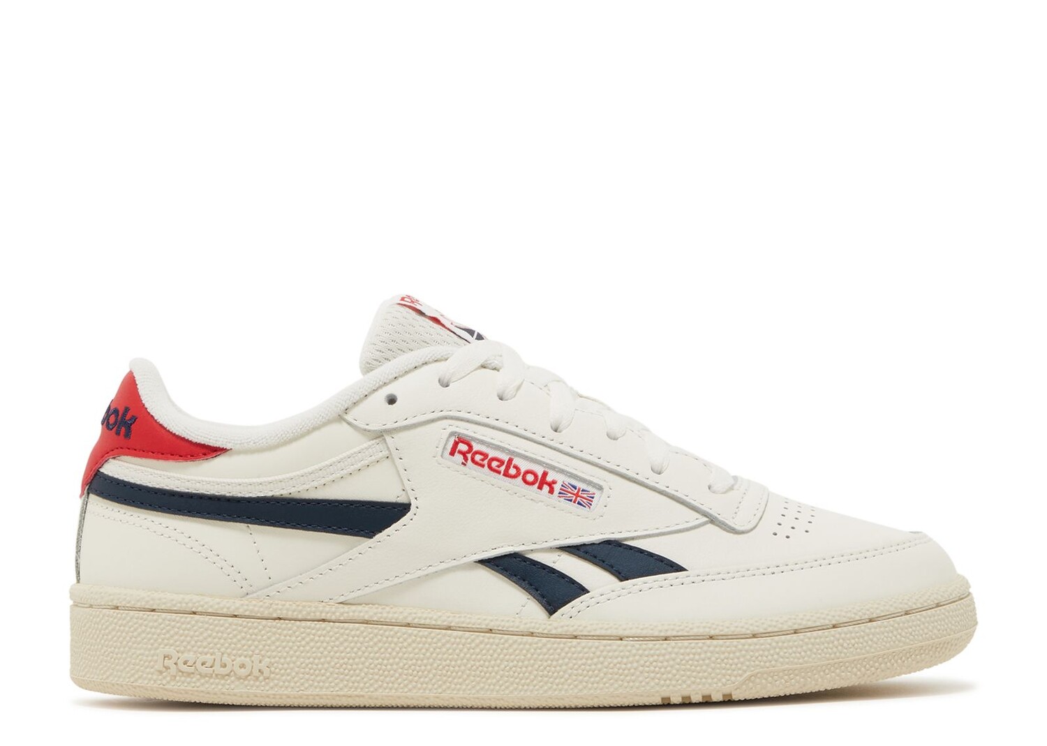 Кроссовки Reebok Club C Revenge 'Chalk Navy Red', кремовый кроссовки club c revenge plus chalk grey reebok пломбир