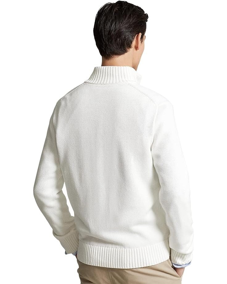 

Свитер Polo Ralph Lauren Cotton 1/4 Zip Sweater, белый
