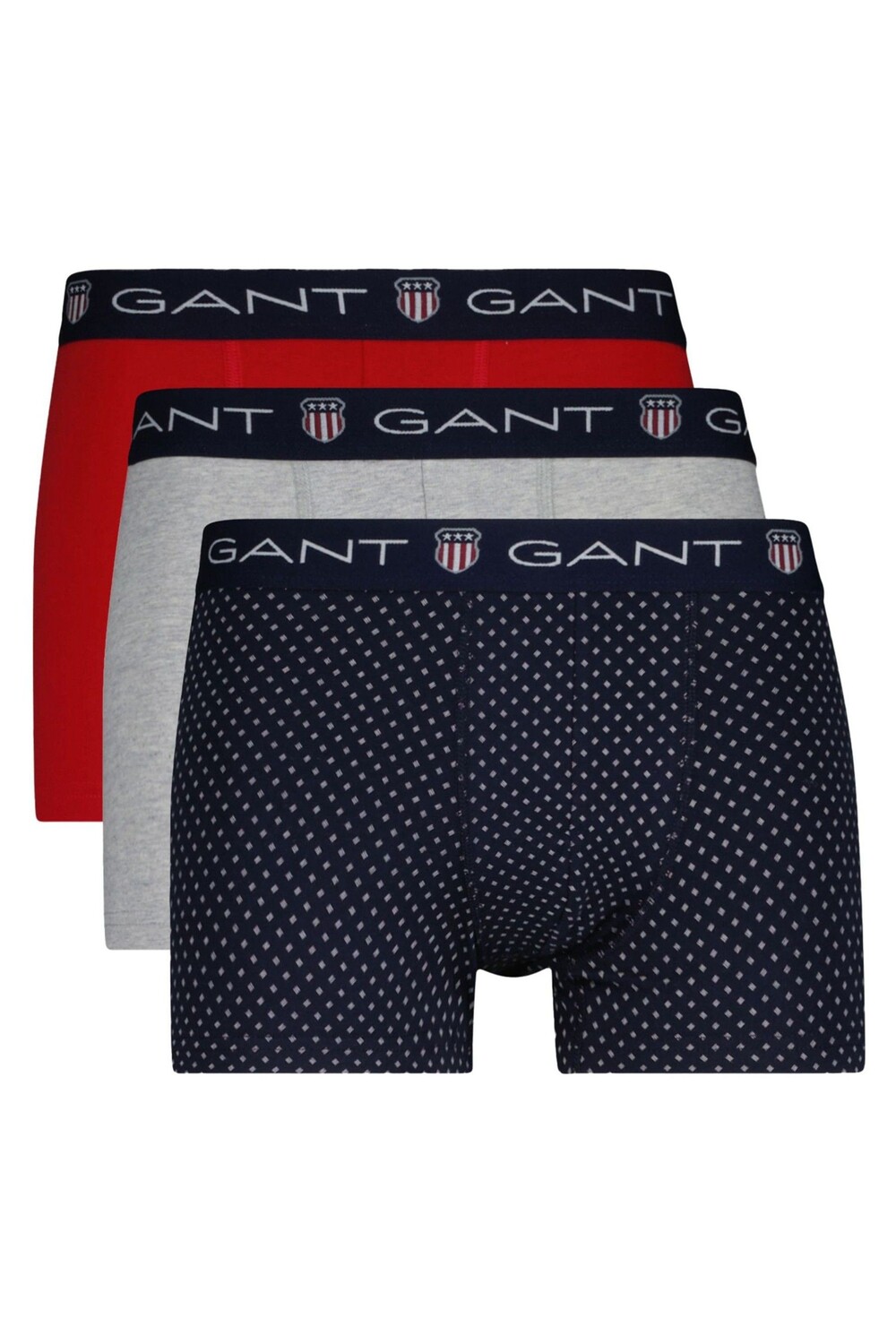 

Набор из 3 пар Gant Shield с мелким принтом GANT, синий
