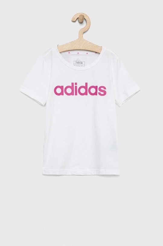 цена Детская футболка из хлопка G LIN adidas, белый