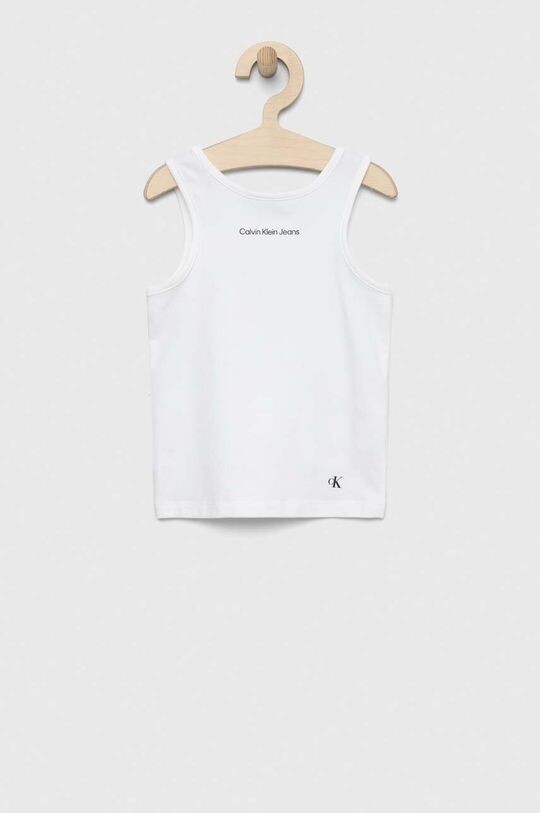 

Детский топ Calvin Klein Jeans, белый